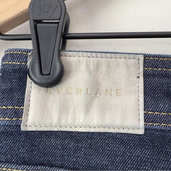 Everlane The Way High Skinny Jean Organic Cotton Dark Wash Pockets Button Zip 27 - Picture 7 of 10